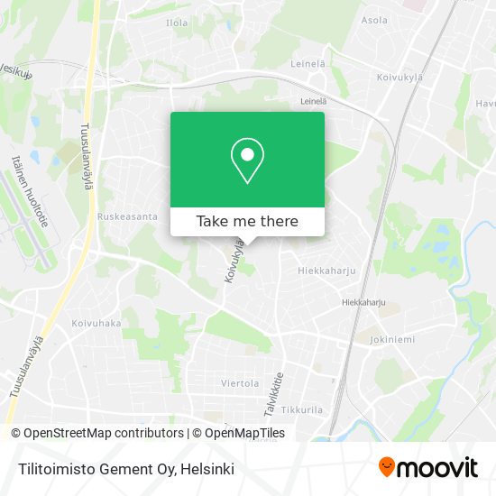 Tilitoimisto Gement Oy map