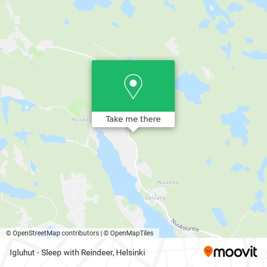 Igluhut - Sleep with Reindeer map