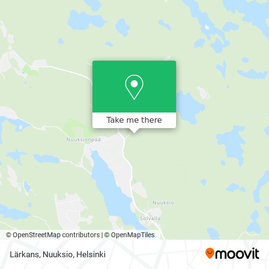 Lärkans, Nuuksio map