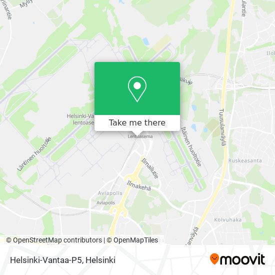 Helsinki-Vantaa-P5 map