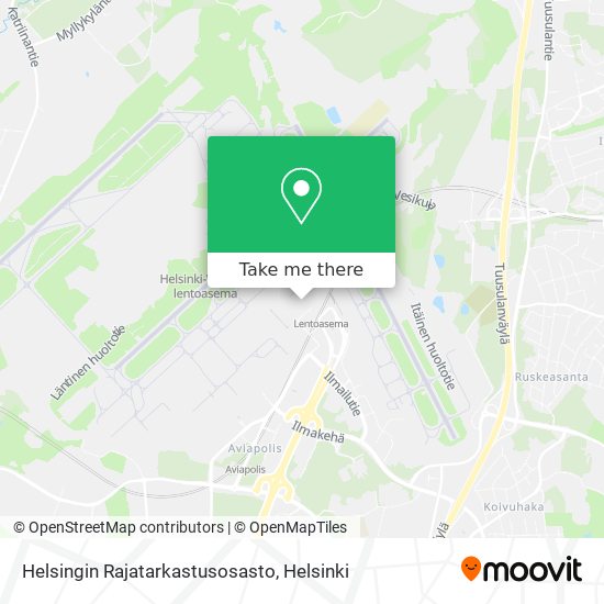 Helsingin Rajatarkastusosasto map