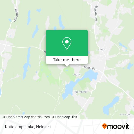 Kaitalampi Lake map