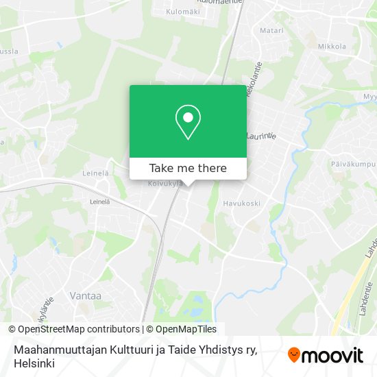 Maahanmuuttajan Kulttuuri ja Taide Yhdistys ry map