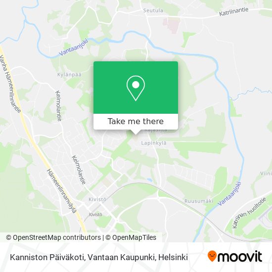 Kanniston Päiväkoti, Vantaan Kaupunki map
