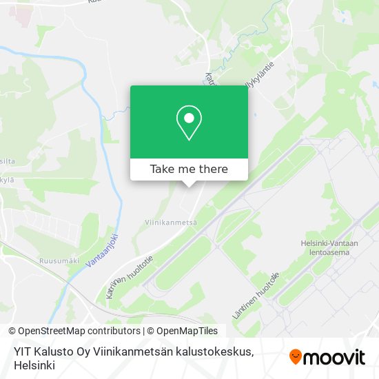 YIT Kalusto Oy Viinikanmetsän kalustokeskus map