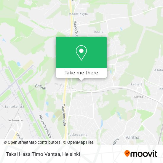 Taksi Hasa Timo Vantaa map