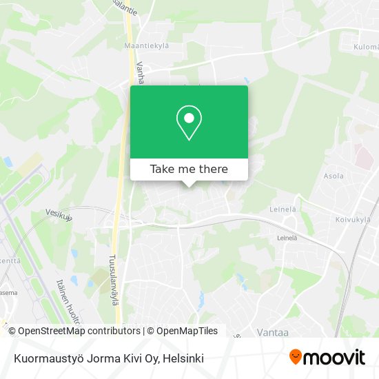 Kuormaustyö Jorma Kivi Oy map