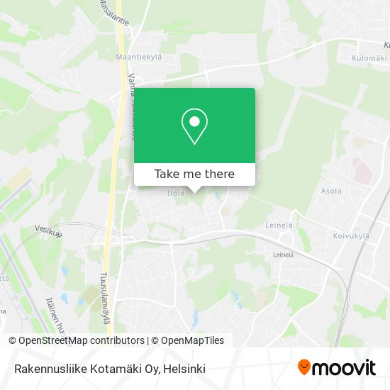 Rakennusliike Kotamäki Oy map