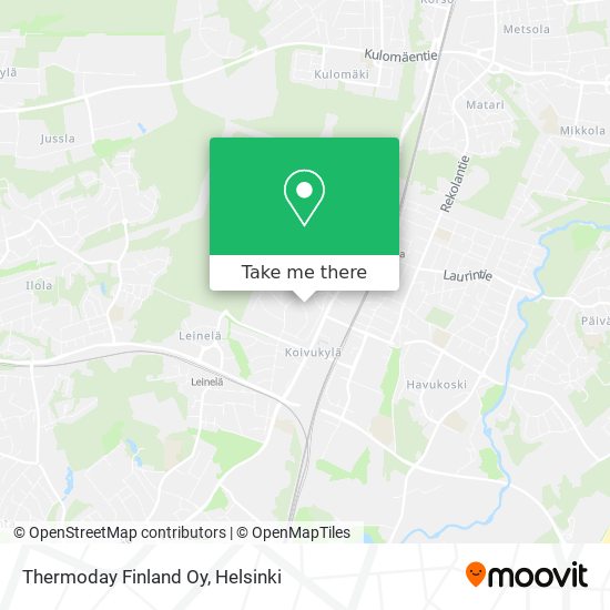 Thermoday Finland Oy map