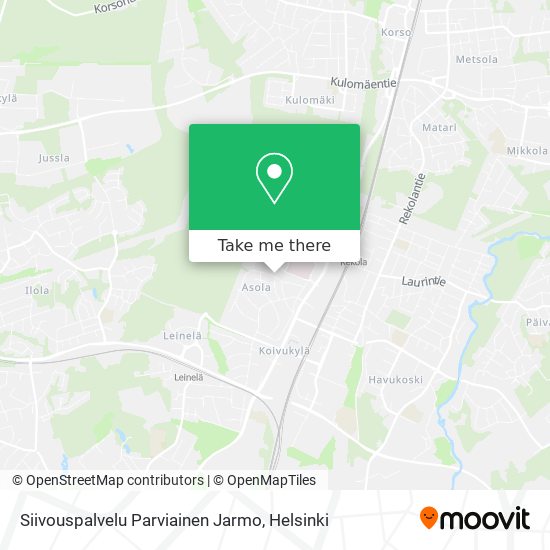 Siivouspalvelu Parviainen Jarmo map