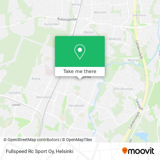 Fullspeed Rc Sport Oy map