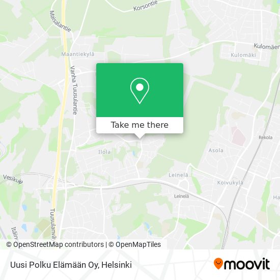 Uusi Polku Elämään Oy map