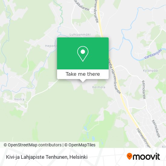 Kivi-ja Lahjapiste Tenhunen map