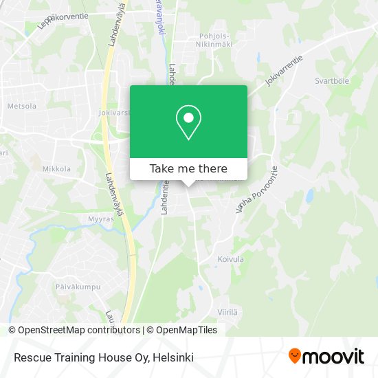 Rescue Training House Oy map