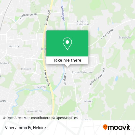 Vihervimma.Fi map