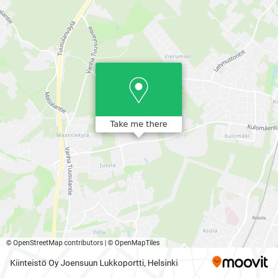 Kiinteistö Oy Joensuun Lukkoportti map