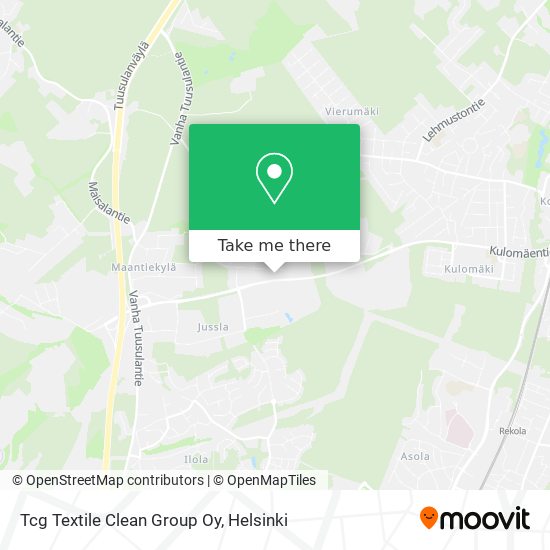 Tcg Textile Clean Group Oy map