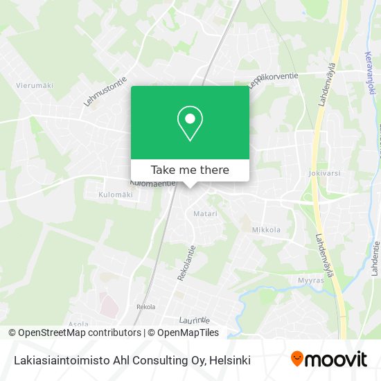 Lakiasiaintoimisto Ahl Consulting Oy map