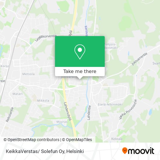 KeikkaVerstas/ Solefun Oy map