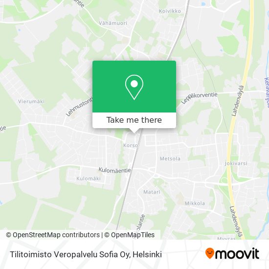 Tilitoimisto Veropalvelu Sofia Oy map