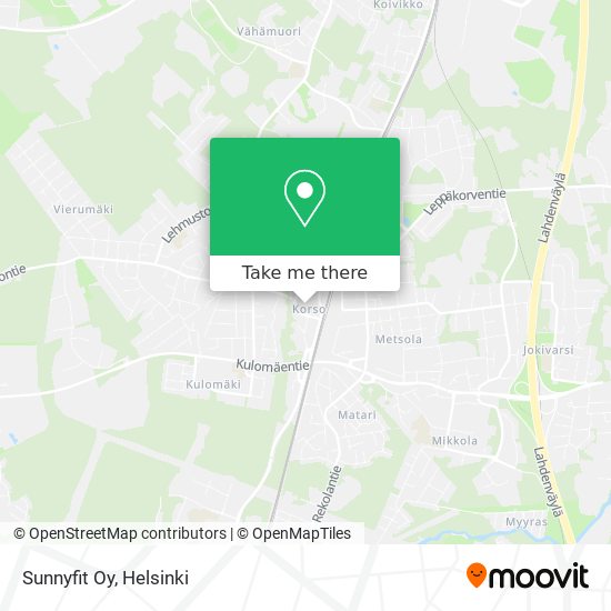 Sunnyfit Oy map