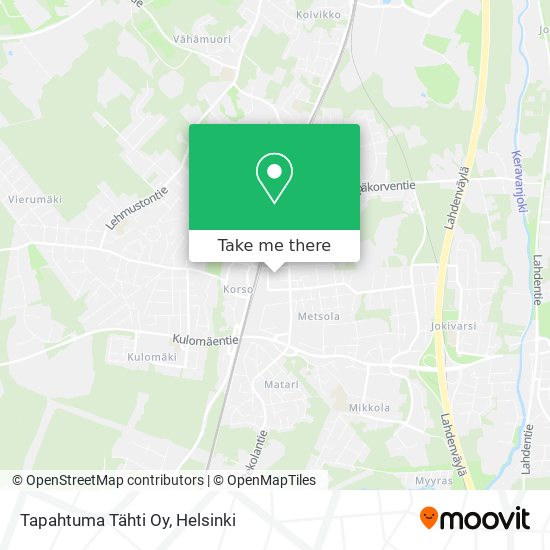 Tapahtuma Tähti Oy map