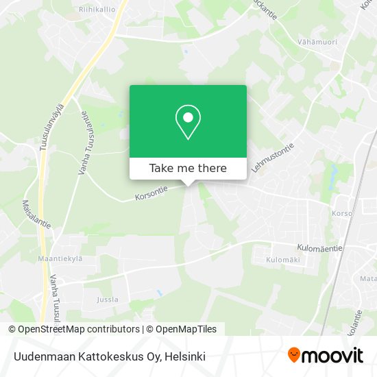 Uudenmaan Kattokeskus Oy map