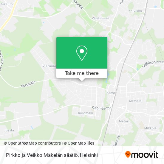 Pirkko ja Veikko Mäkelän säätiö map