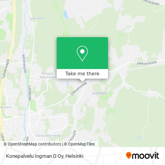 Konepalvelu Ingman D Oy map