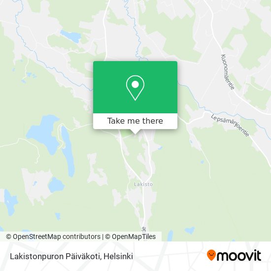 Lakistonpuron Päiväkoti map