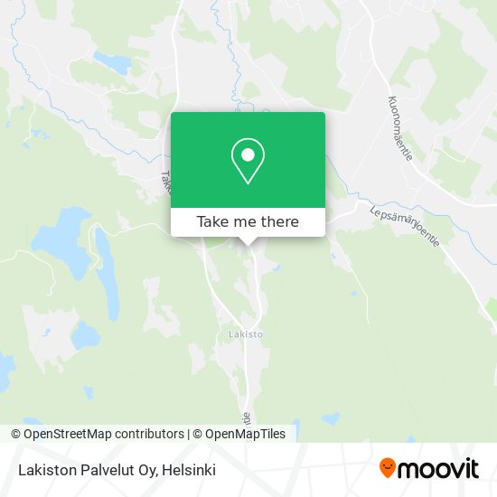 Lakiston Palvelut Oy map