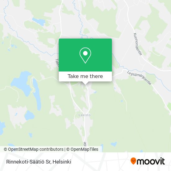 Rinnekoti-Säätiö Sr map