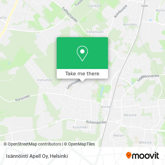 Isännöinti Apell Oy map