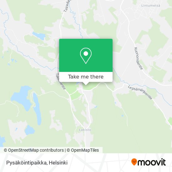 Pysäköintipaikka map