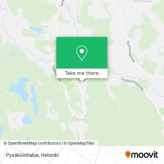 Pysäköintialue map