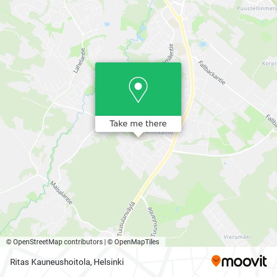 Ritas Kauneushoitola map