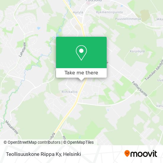 Teollisuuskone Riippa Ky map