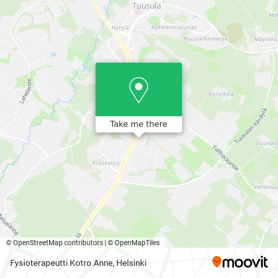 Fysioterapeutti Kotro Anne map