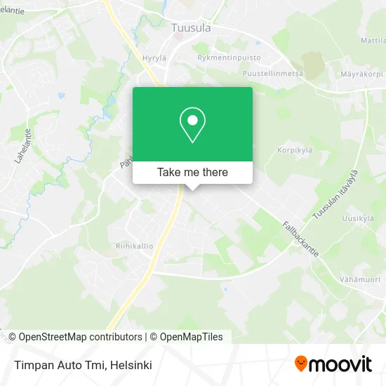 Timpan Auto Sole Trader map