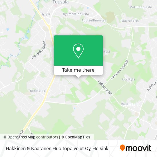 Häkkinen & Kaaranen Huoltopalvelut Oy map