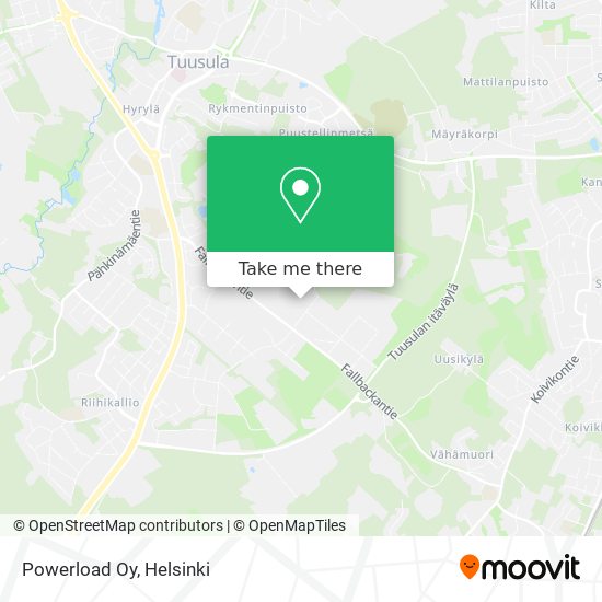 Powerload Oy map