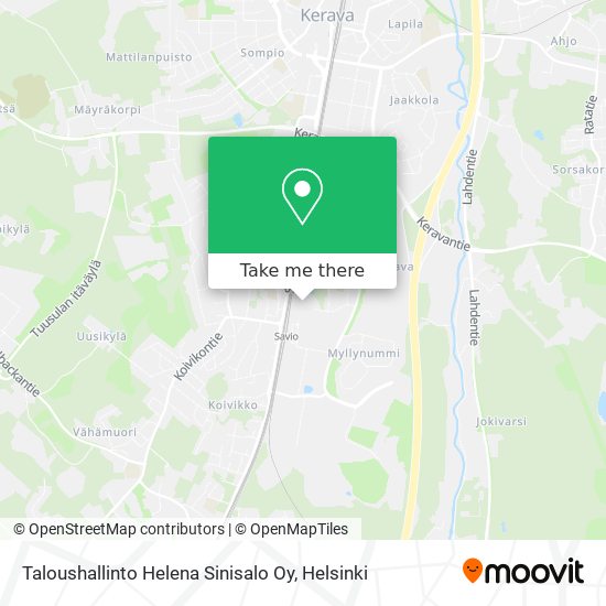 Taloushallinto Helena Sinisalo Oy map