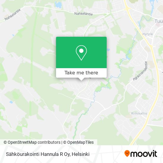Sähköurakointi Hannula R Oy map