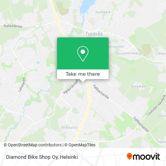 Diamond Bike Shop Oy map