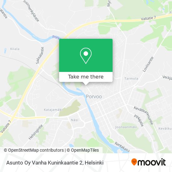Asunto Oy Vanha Kuninkaantie 2 map
