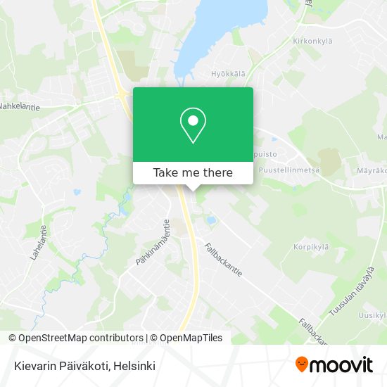 Kievarin Päiväkoti map