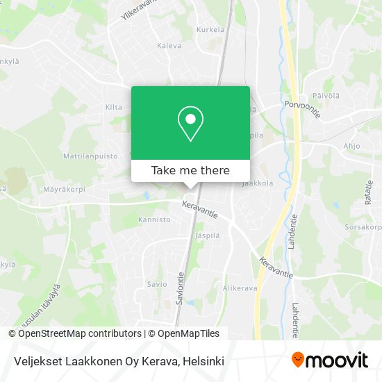 Veljekset Laakkonen Oy Kerava map