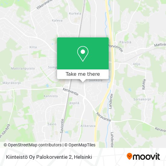 Kiinteistö Oy Palokorventie 2 map