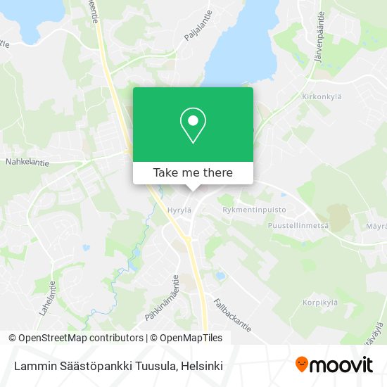 Lammin Säästöpankki Tuusula map