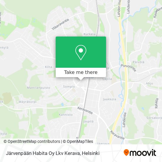 Järvenpään Habita Oy Lkv Kerava map